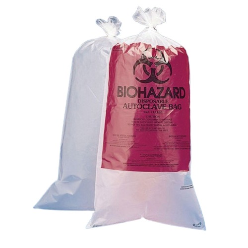 Belart clear 멸균 비닐백 biohazard bag 오토클레이브 백 바이오 헤저드 연구실 실험실 페기물